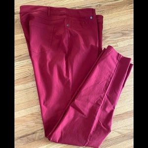 FLIRTATIOUS | Red coloured jeans‎ | Size 1x